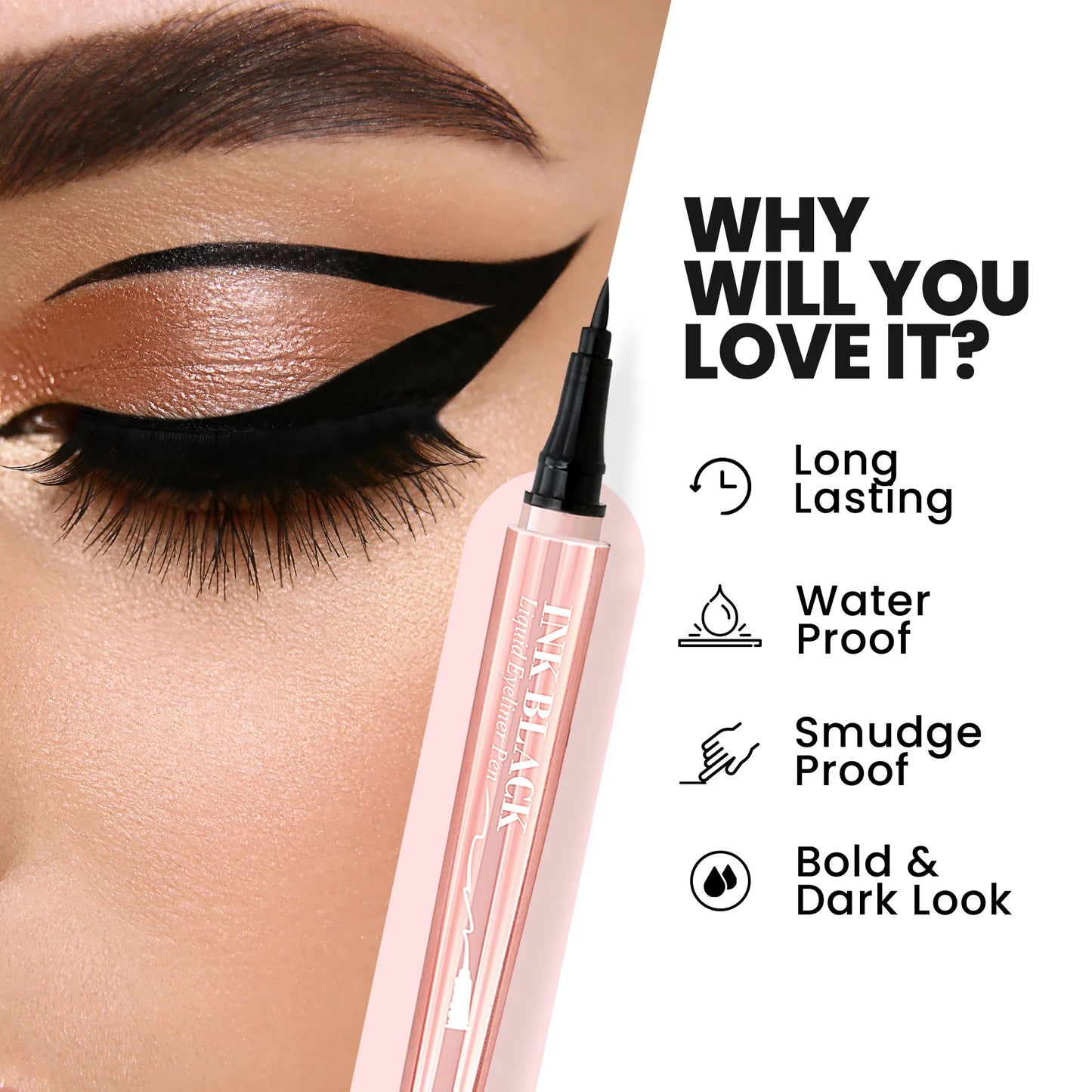 MARS Sketch Pen Eyeliner | Ink Black Eyeliner