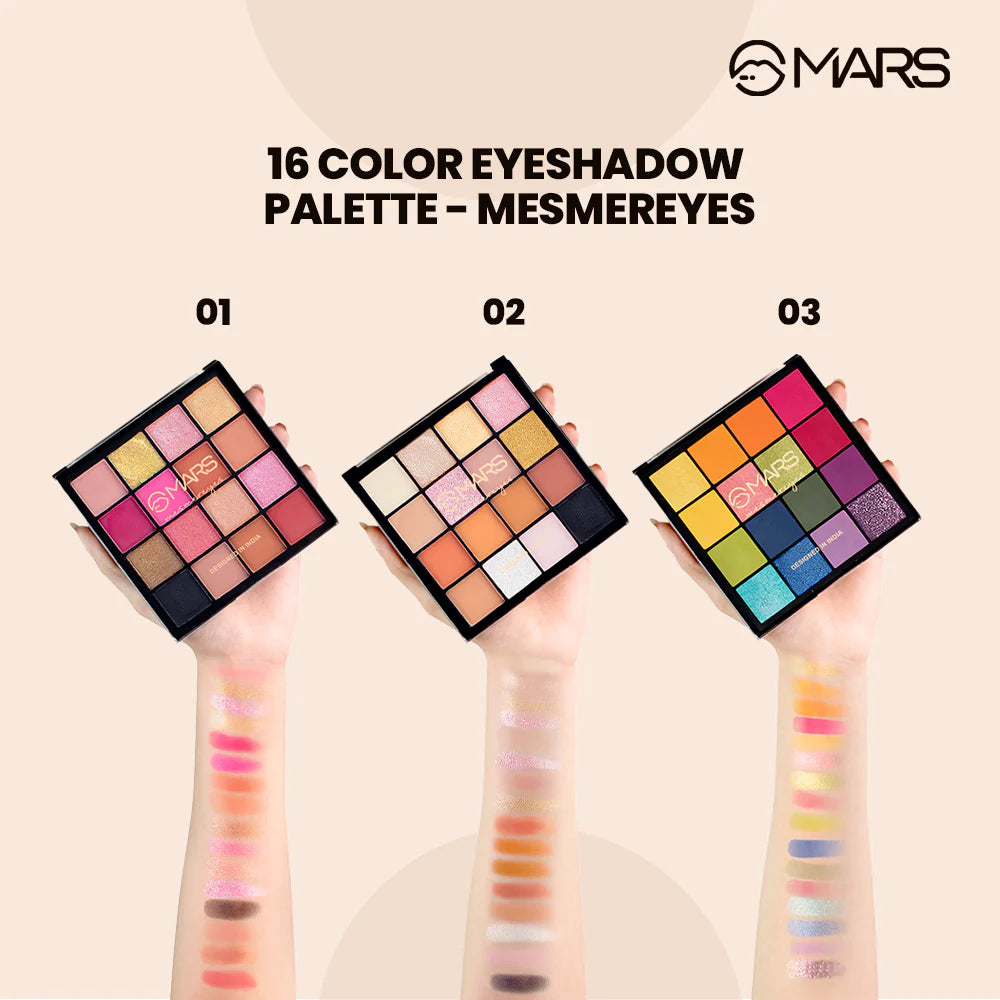 MARS 16 Color Eyeshadow Palette- Mesmereyes