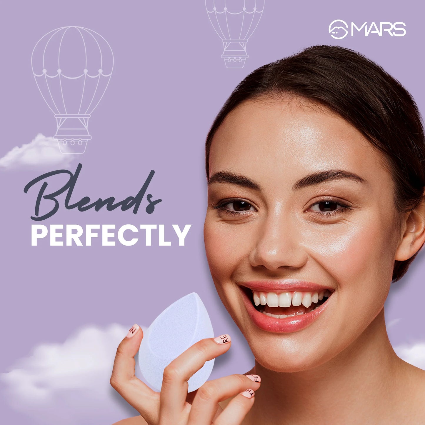 MARS Microfiber Velvet Beauty Blender