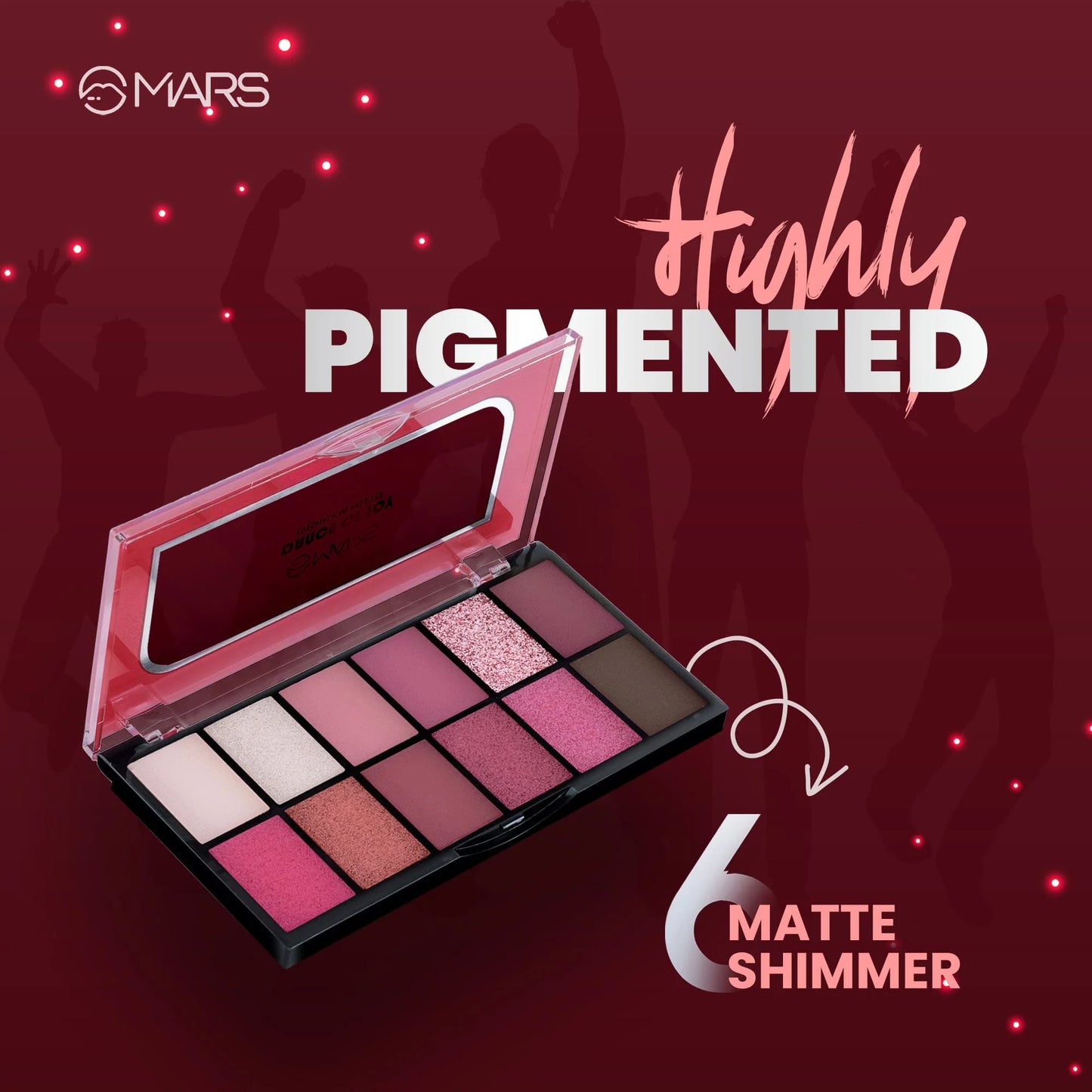 MARS 12 Color Eyeshadow Palette | Dance Of Joy