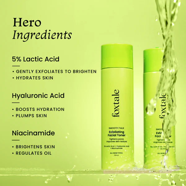 FOXTALE Exfoliating Facial Toner