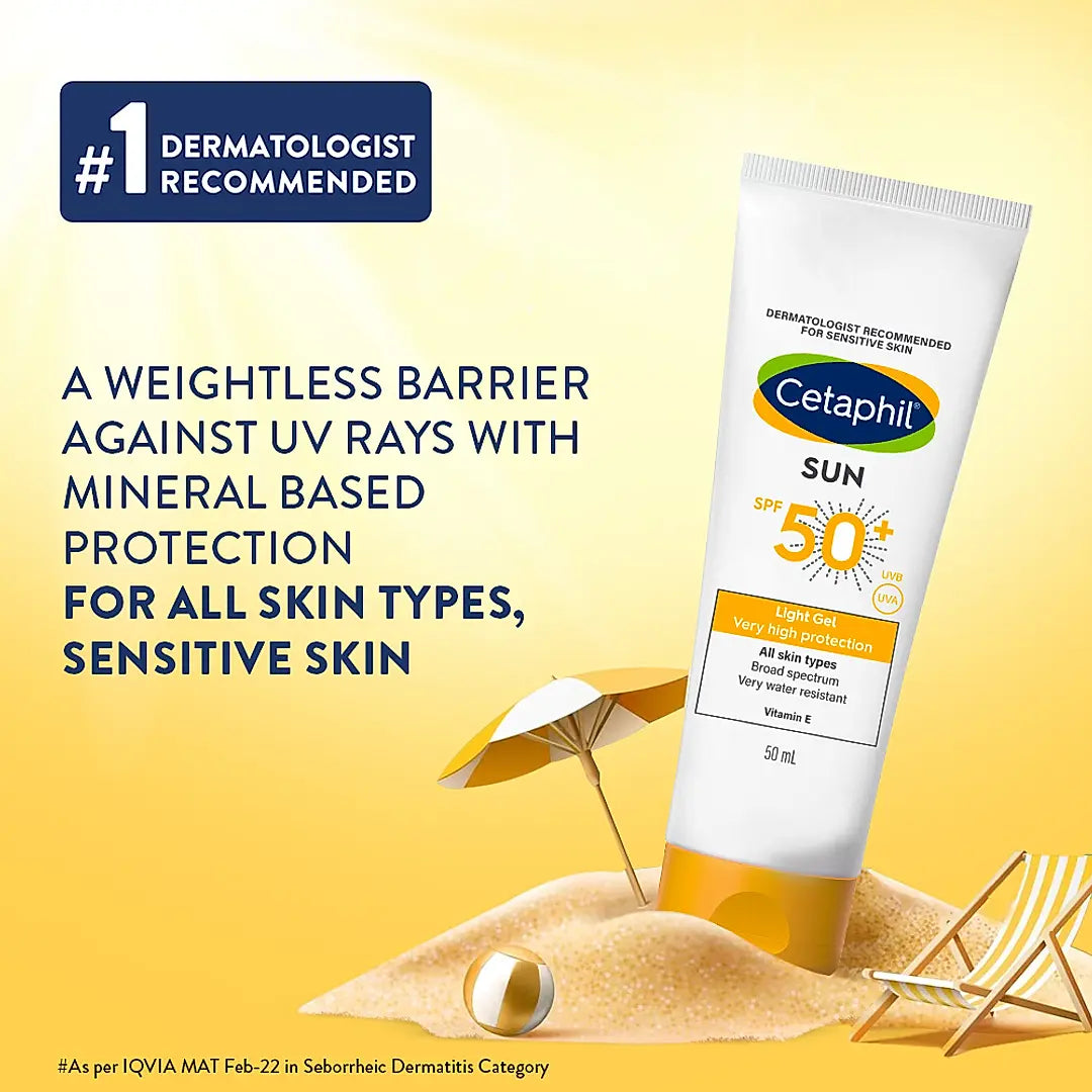 CETAPHIL Sunscreen SPF 50 | Dermat Recommended for Sensitive Skin