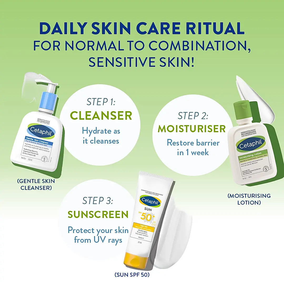 CETAPHIL Moisturising Lotion 100ml with Niacinamide and Pro-Vit B5 | Dermatologist Recommended for Dry to Normal Sensitive Skin