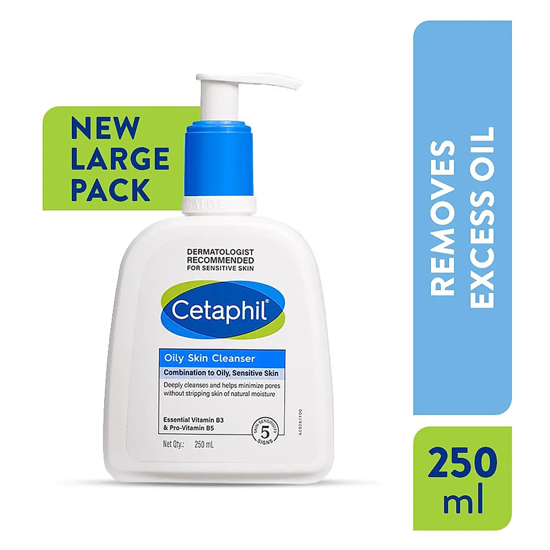 CETAPHIL Cetaphil Oily Skin Cleanser 250ml | Dermat Recommended| Combination to Oily Skin