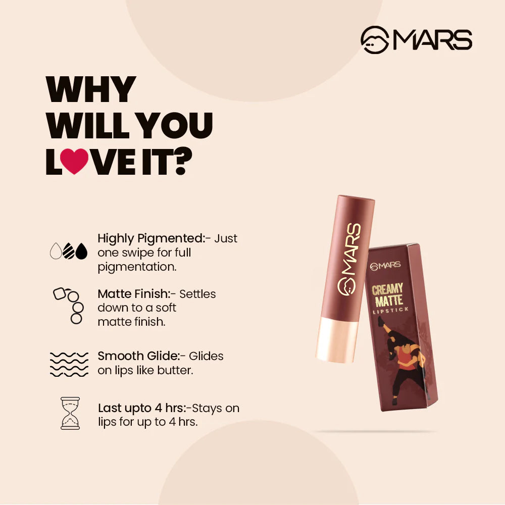 MARS Creamy Matte Lipstick