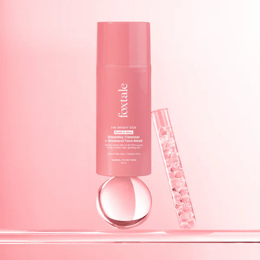 FOXTALE Purify & Glow Cleanser + Mask