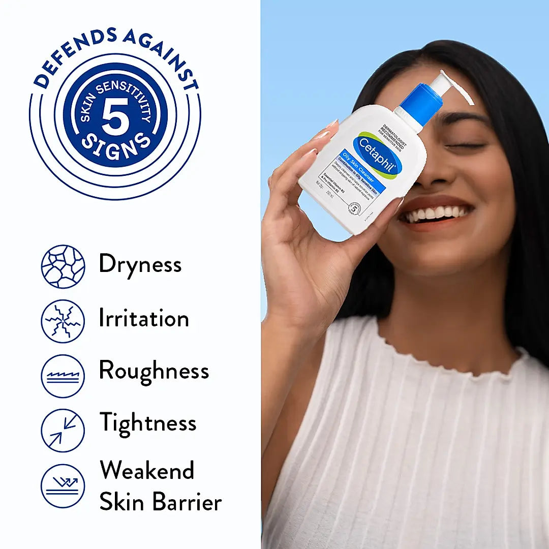 CETAPHIL Cetaphil Oily Skin Cleanser 250ml | Dermat Recommended| Combination to Oily Skin