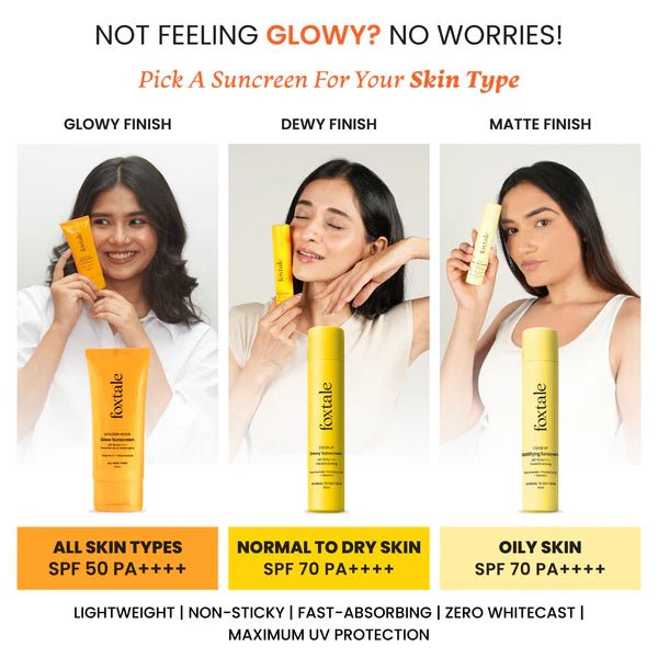 FOXTALE SPF 50 Glow Sunscreen