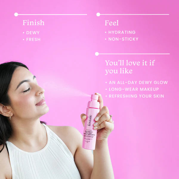 FOXTALE Glow Toner + Makeup Setting Spray