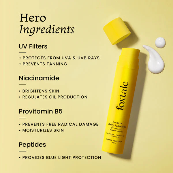FOXTALE SPF 70 Dewy Finish Sunscreen
